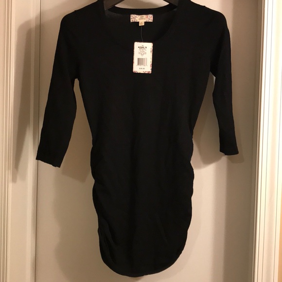 Pink Republic Tops - Black sweater, 3/4 length sleeves